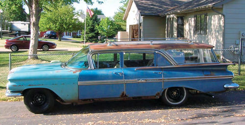 This ’59 Nomad is running well again and next on the agenda is some body work.