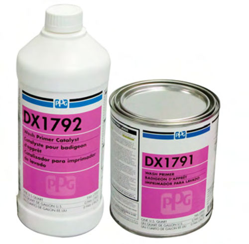 Photo 2. PPG DX1791 Wash Primer and DX1792 Catalyst.
