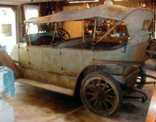 The Renault was complete but in need of a lot of work when it was discovered.