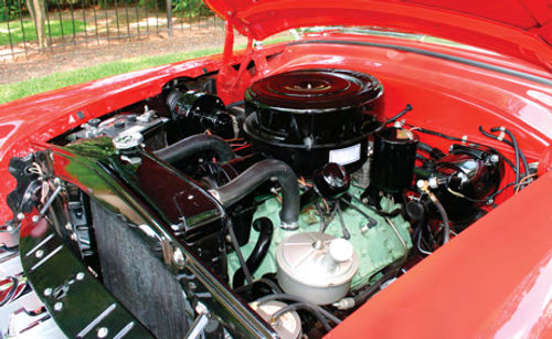 The Ford flathead V-8 was in its final year in the U.S. in 1953. Its 125 horsepower arrived at 3800 rpm.