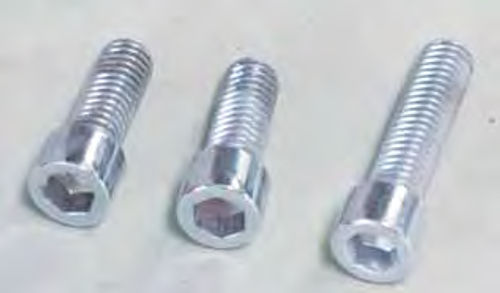 Photo 8. Stainless steel bolts these may look good, but they lack the strength requirements to be used on an engine.