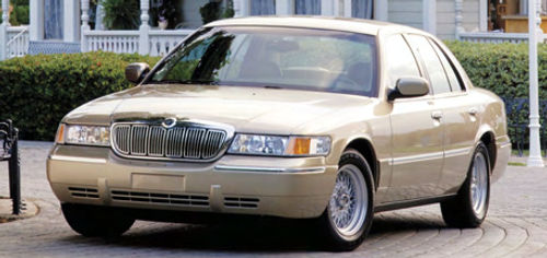 with the Mercury Grand Marquis shown below it?