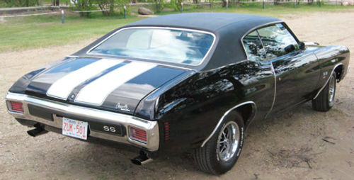 As the saying goes, this is the view many people get of a Chevelle muscle car.