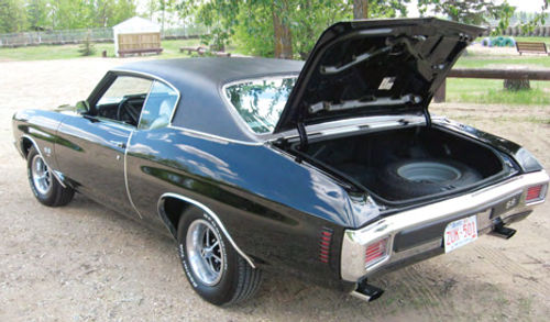 This Chevelle has power, looks and a practical-size trunk as well.