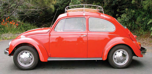 If you want to know where the fat fendered styling and waterfall front end of the Beetle came from, have a look at the 1934 Chrysler Airflow.