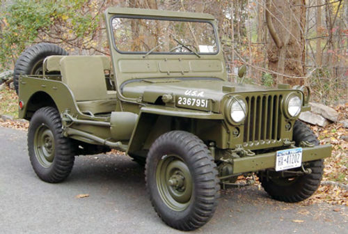 The author’s completed Jeep has been quite a hit at shows, particularly with veterans.