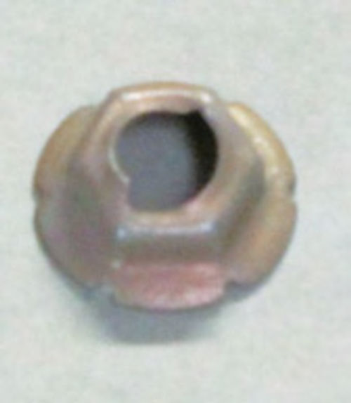 Photo 12. Speed nuts like this one are metal stamped nuts used to attach moldings and emblems.