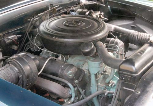 Not that many years before, a Lincoln would have had a V-12 under the hood.