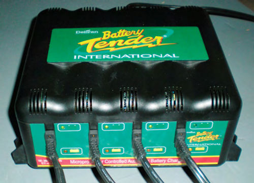 Photo 4. The Battery Tender Charger/Maintainer. A unit that carries some fees with its warranty.