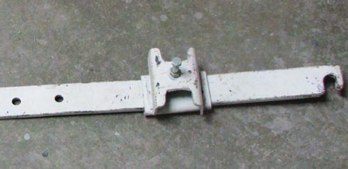 Photo 13. This is my personal, shop-made door alignment bar. To fine-tune a door’s fit, this bar is a must.