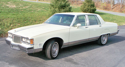 Reader John Lerch’s 1981 Pontiac Bonneville Brougham diesel has a new coat of paint, a new transmission, new rear gears and agreed value insurance coverage. His letter is on this page.