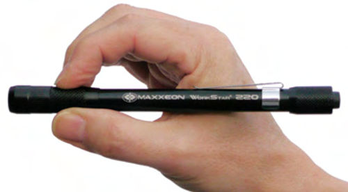 The Maxxeon Pocket Floodlight may be small, but it packs the lighting power of a full-size flashlight. The company-supplied image at the top gives you an idea of its ability compared with a penlight you may have owned in the past.