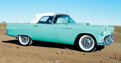 Color sanding can help lead to the type of finish the author achieved on this 1955 Thunderbird which, by the way, started in “basket” condition. For more on this car, see the April issue.