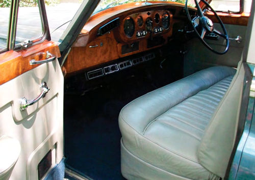 The front seat leather was the only leather in the car that couldn’t be softened, dyed and used again. So, it was replaced.