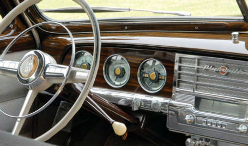 Despite its position in the market as an affordable car, the Plymouth carries a dashboard loaded with more than a little flash.