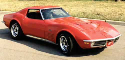 By 1972 the Corvette had another new look, and it spelled its name, “Stingray,” as one word.