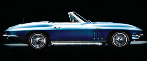 A 1968 convertible gives you some of the coupe’s new looks along with windblown hair. Those side pipes can tend to be loud, so be sure you and your neighbors don’t mind before you get a Vette that’s equipped with them.