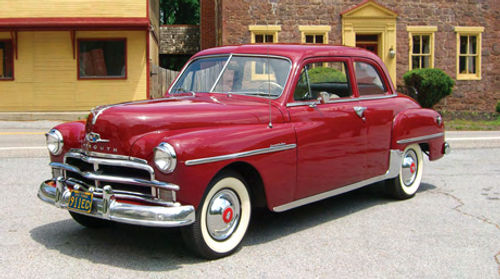 This 1950 Plymouth Special Deluxe Club Coupe has been a part of Steven Conover’s household for a dozen years. He’s become so attached to Plymouths of that era that he has a Web site for them