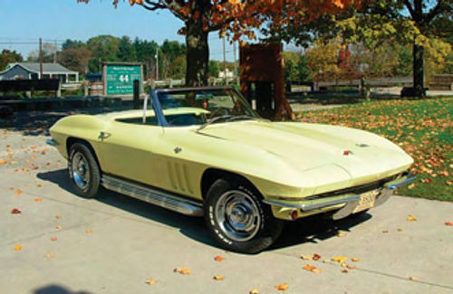 Bruce Jackowski’s wife spotted this 1966 Corvette when it was for sale and he knew that he had to have it.