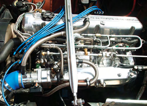 the Z’s engine as it looks now.