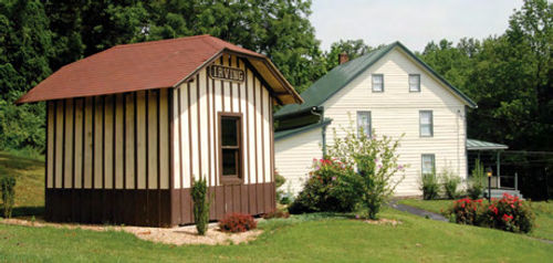 The Reading Railroad’s station at nearby Irving was moved to the Pine Grove Historical Society’s property to ensure its preservation.