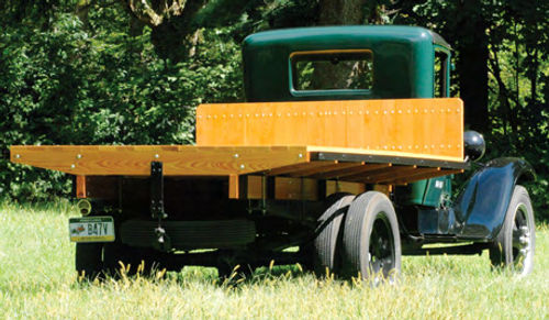 A flatbed looks right on a Model AA and represents what many wore when they were in daily service.