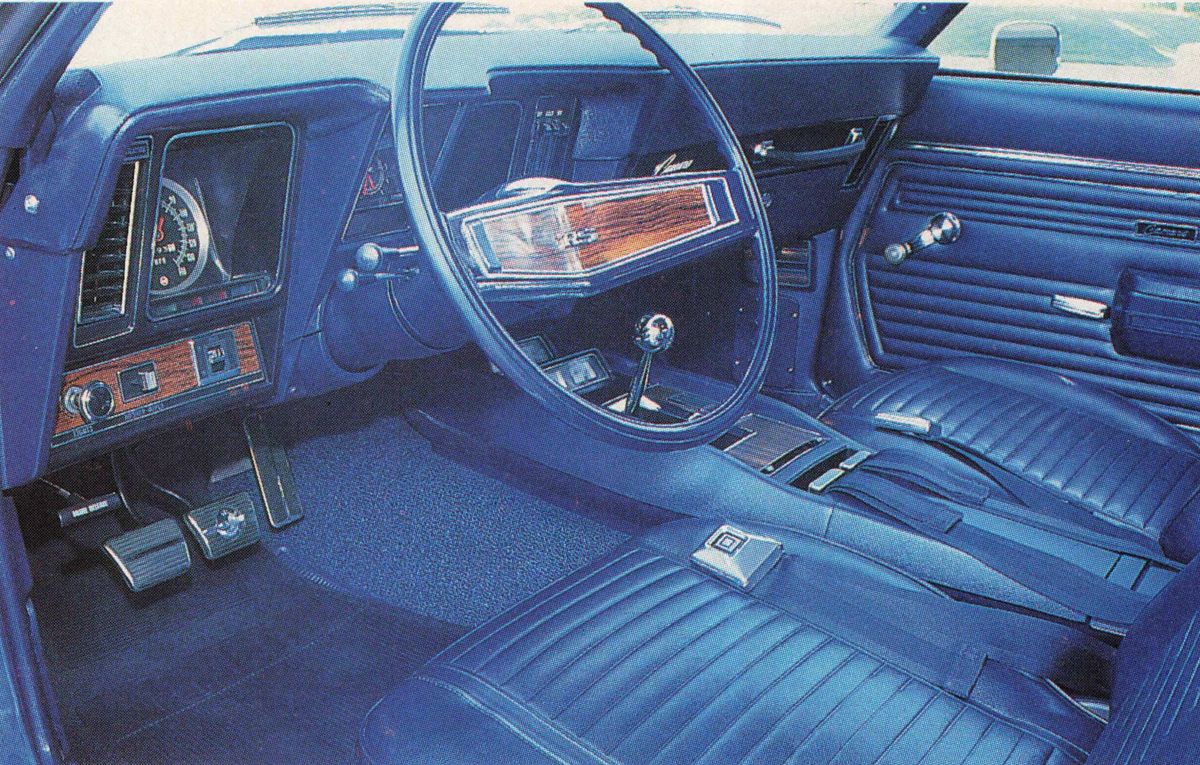 1969 Chevy Camaro z28 Rally Sport interior