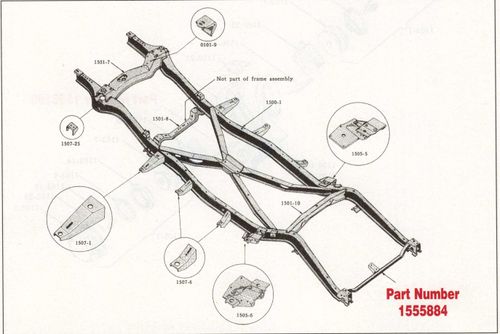 Studebaker Avanti frame diagram