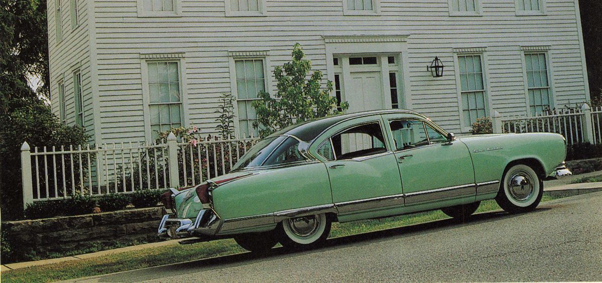 Mint Green 1954 Kaiser Manhattan sideview