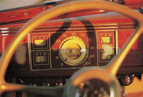 1939 Plymouth P-7 Roadking dash