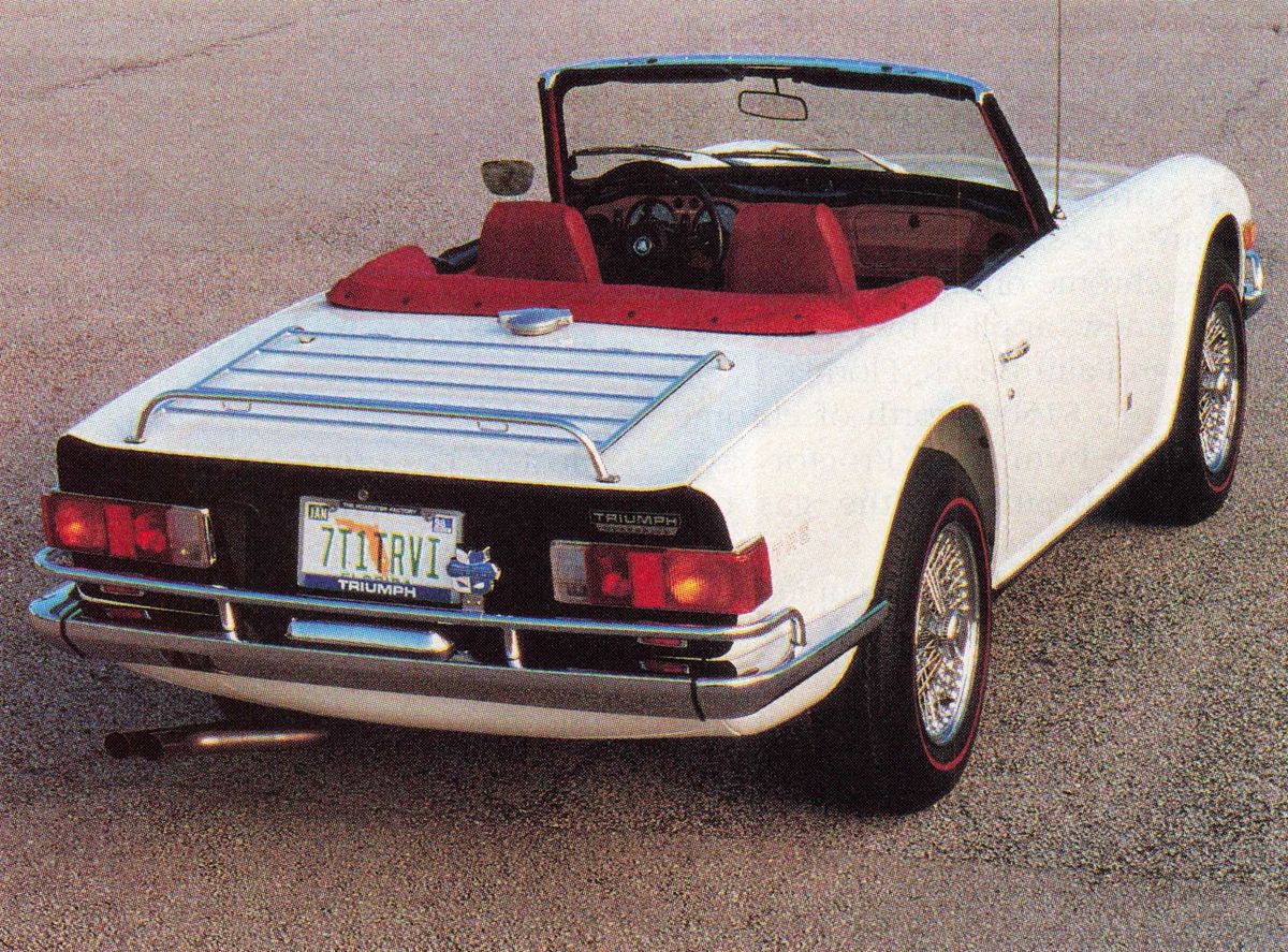 1971 Triumph TR6 rear