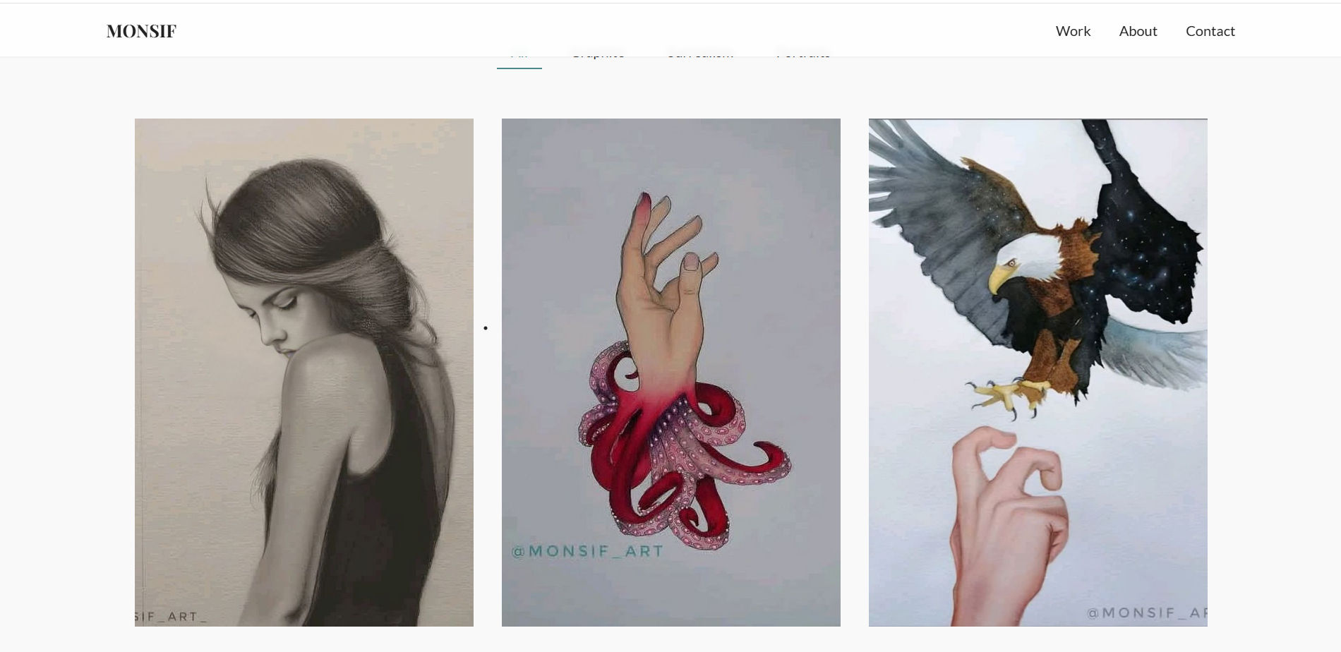 Monsif Visual Artist Portfolio