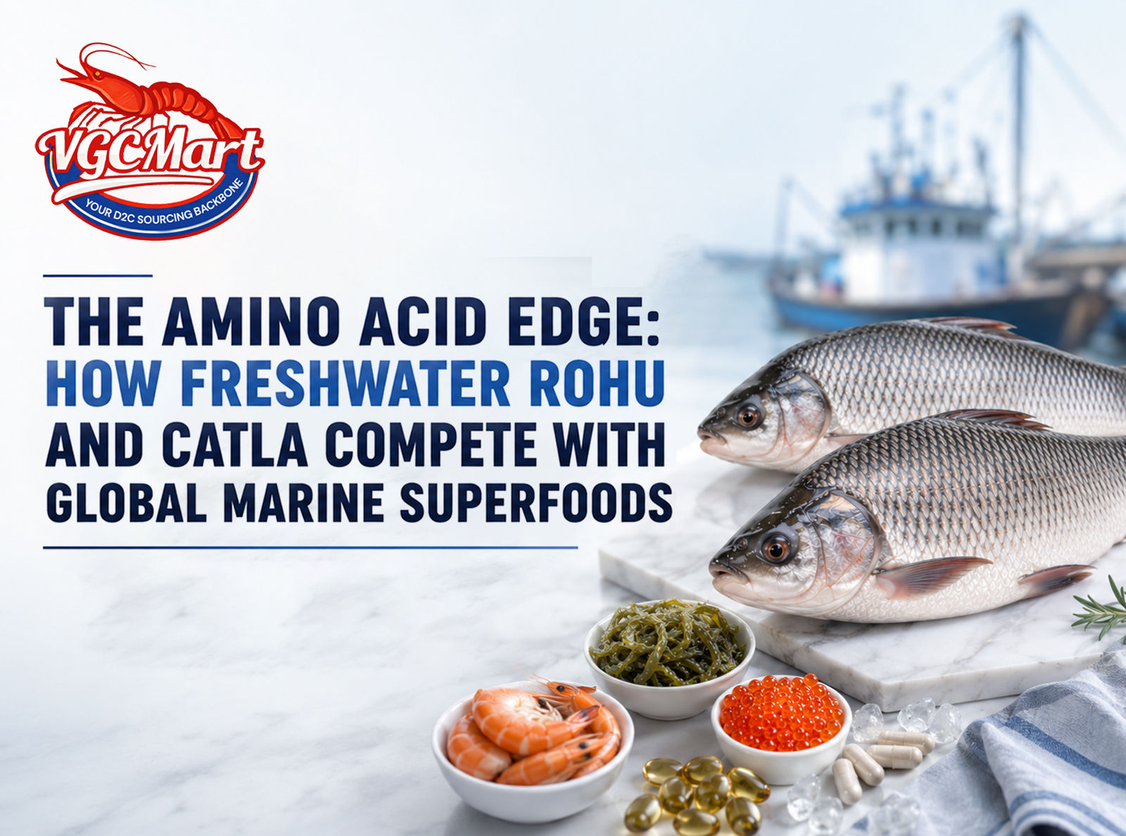 The Amino Acid Edge: How Freshwater Rohu and Catla Compete with Global Marine Superfoods