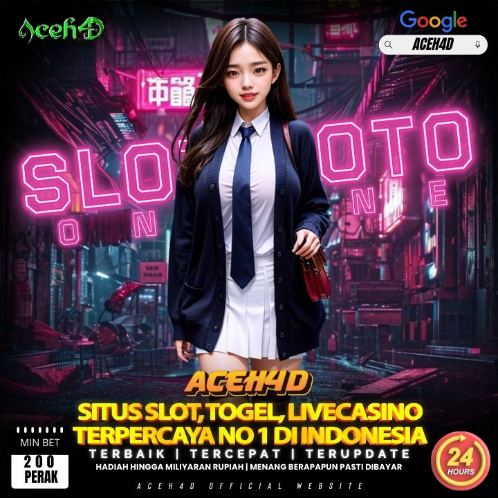 ACEH4D: Situs Gampang Jackpot dengan Minimal Bet 100 Perak Rupiah