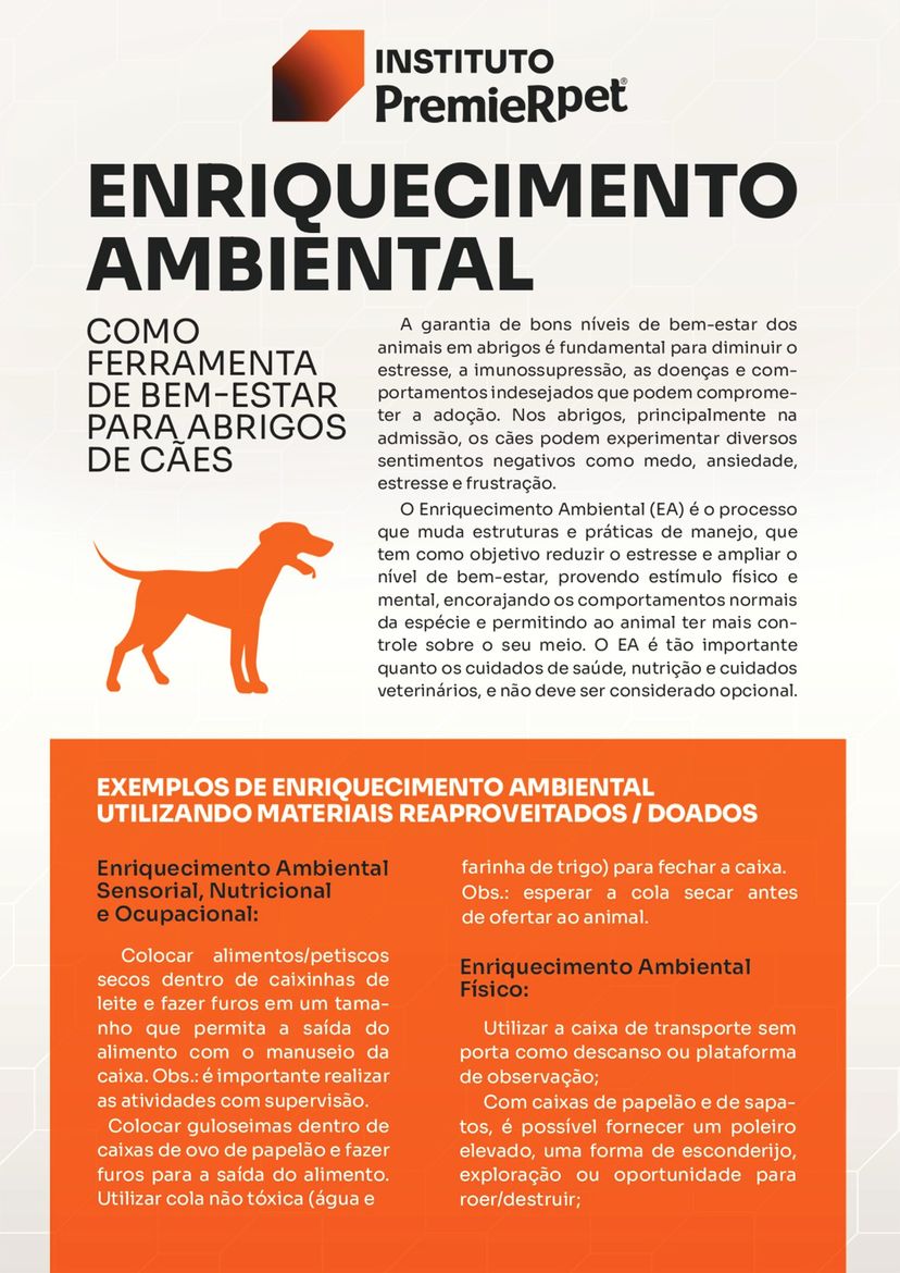 Enriquecimento Ambiental como Ferramenta de Bem-estar para Abrigos de Cães