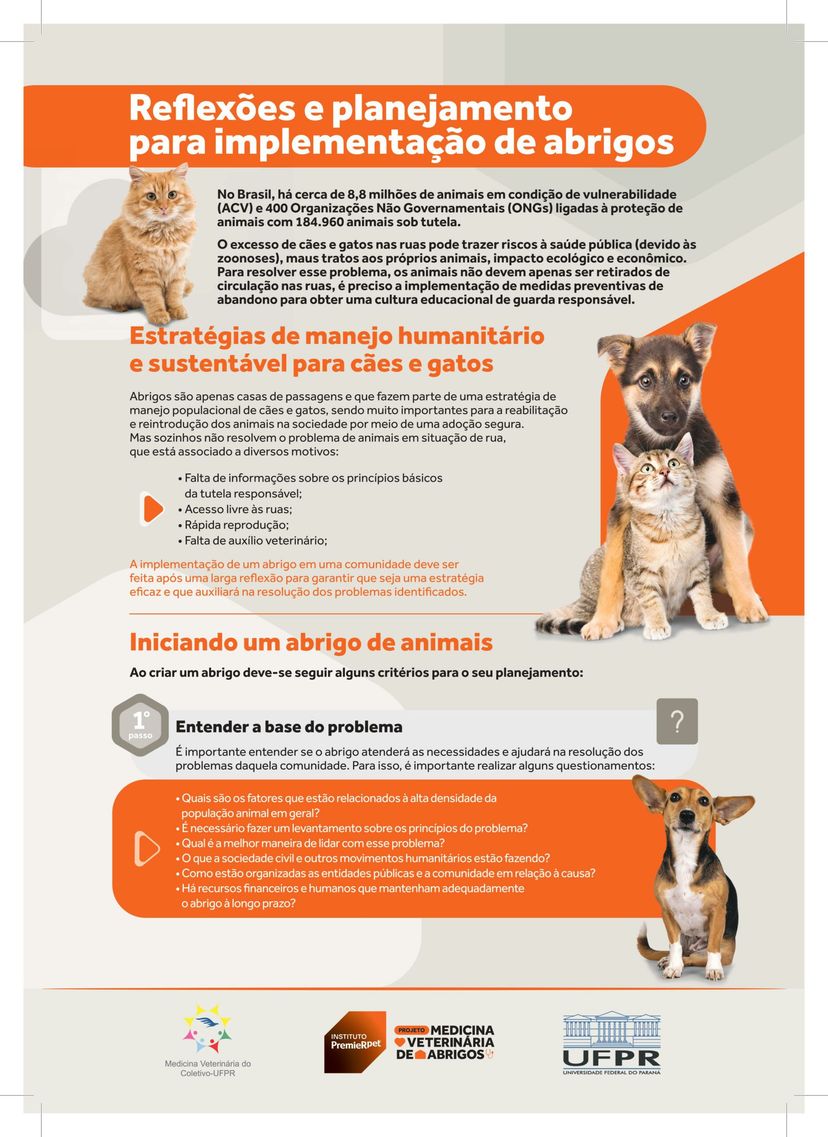 Reflexoes e planejamento para implementação de abrigos