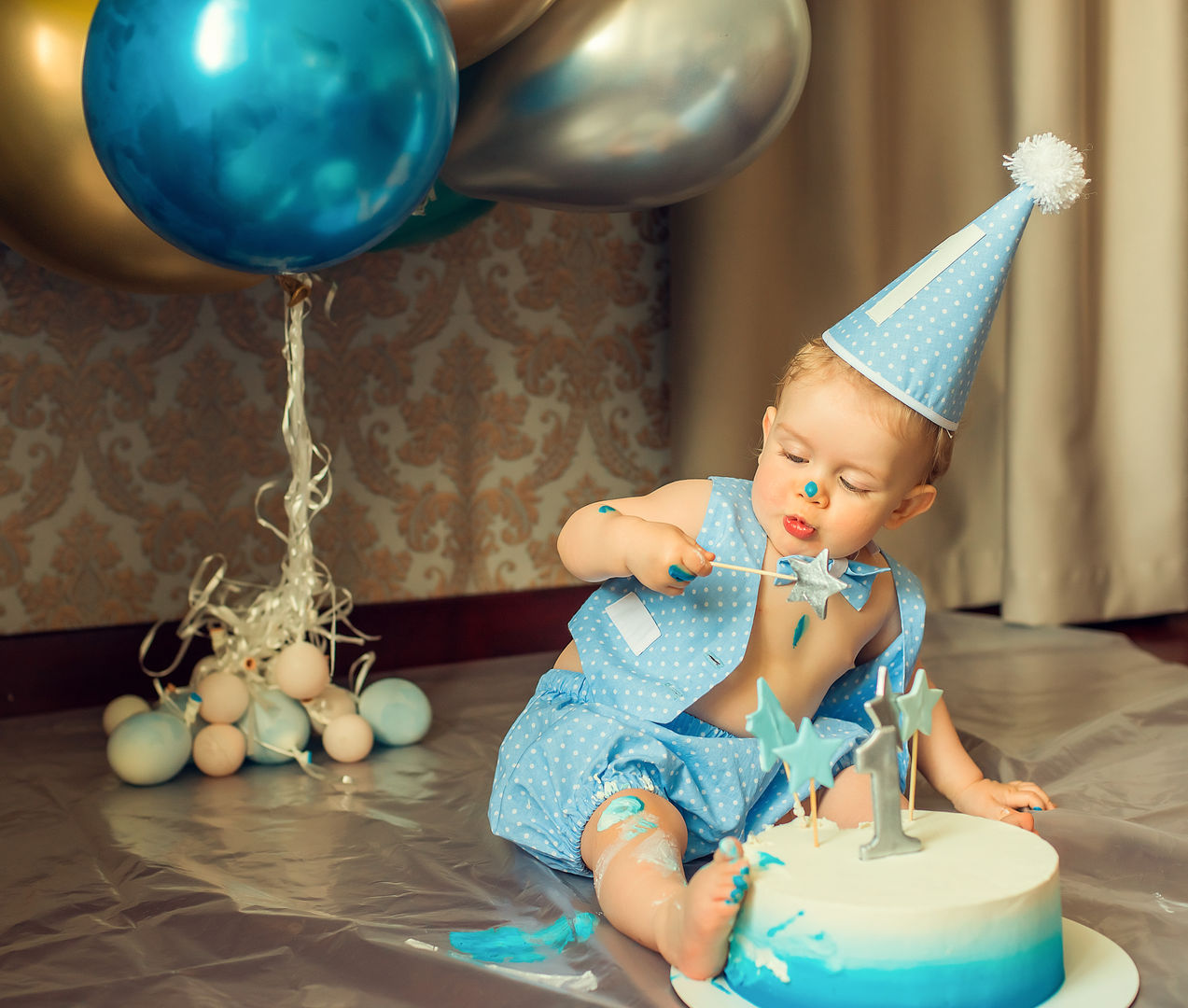 Beautiful baby sitter photography portrait