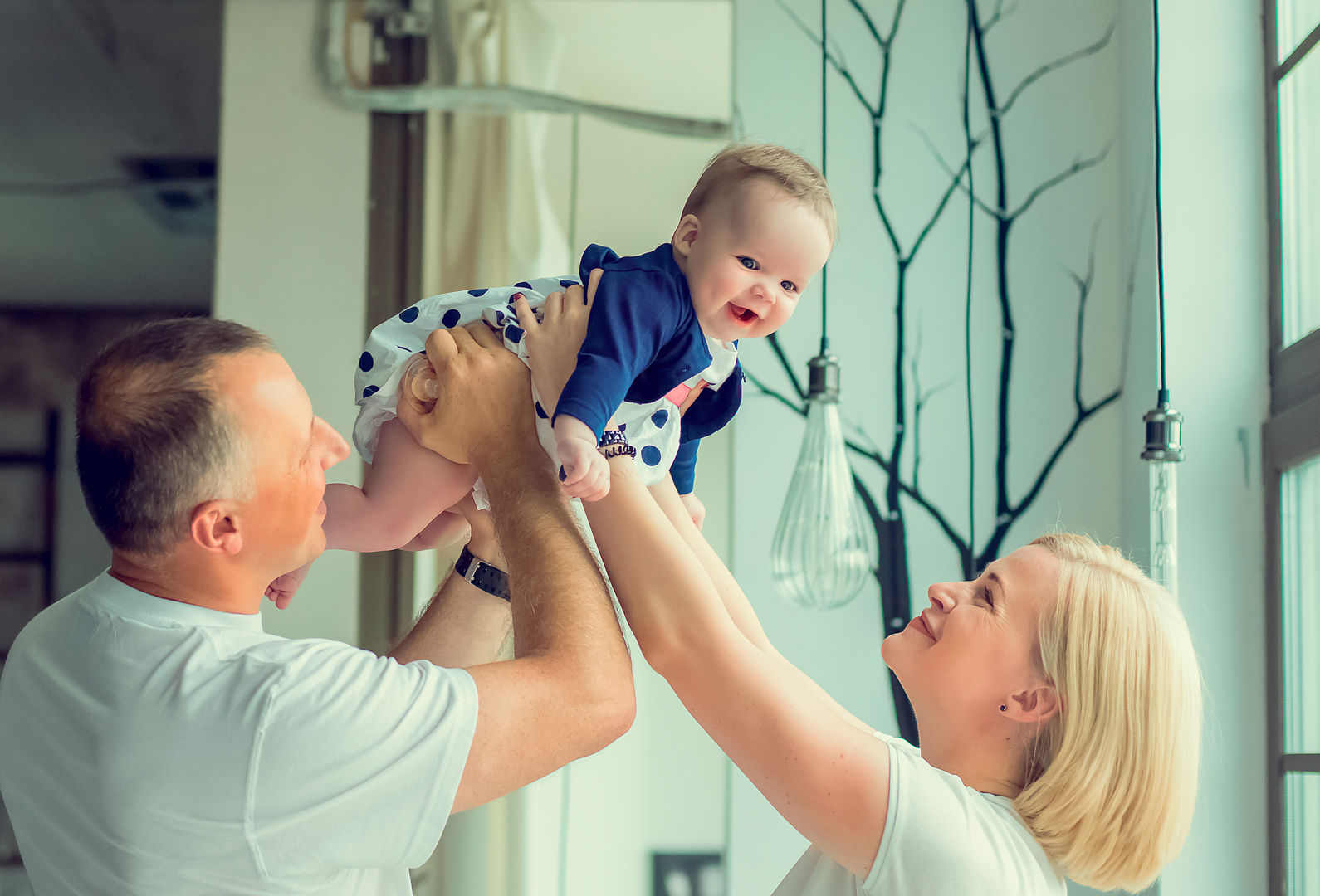 Beautiful family moment captured