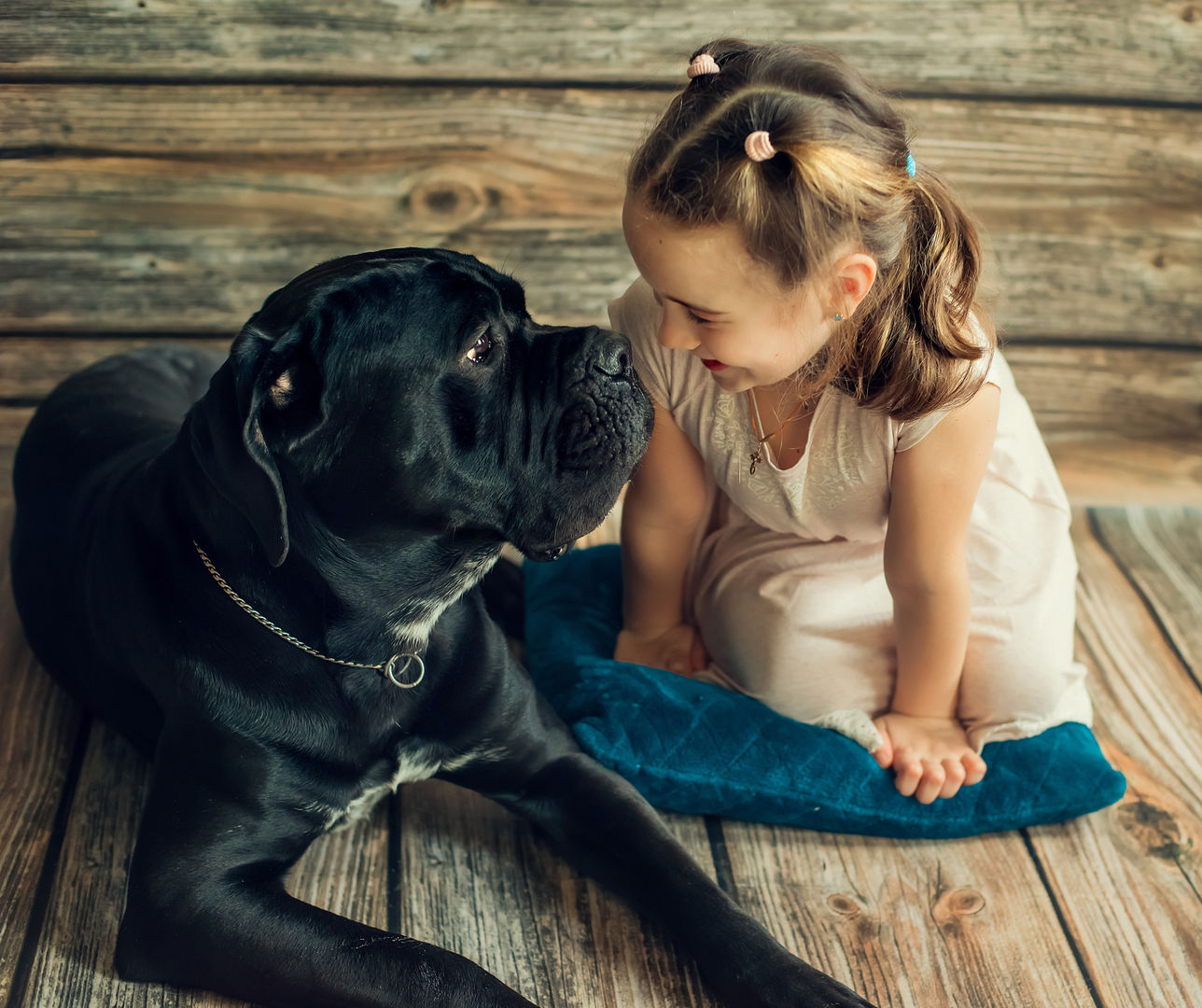 Loving family portrait