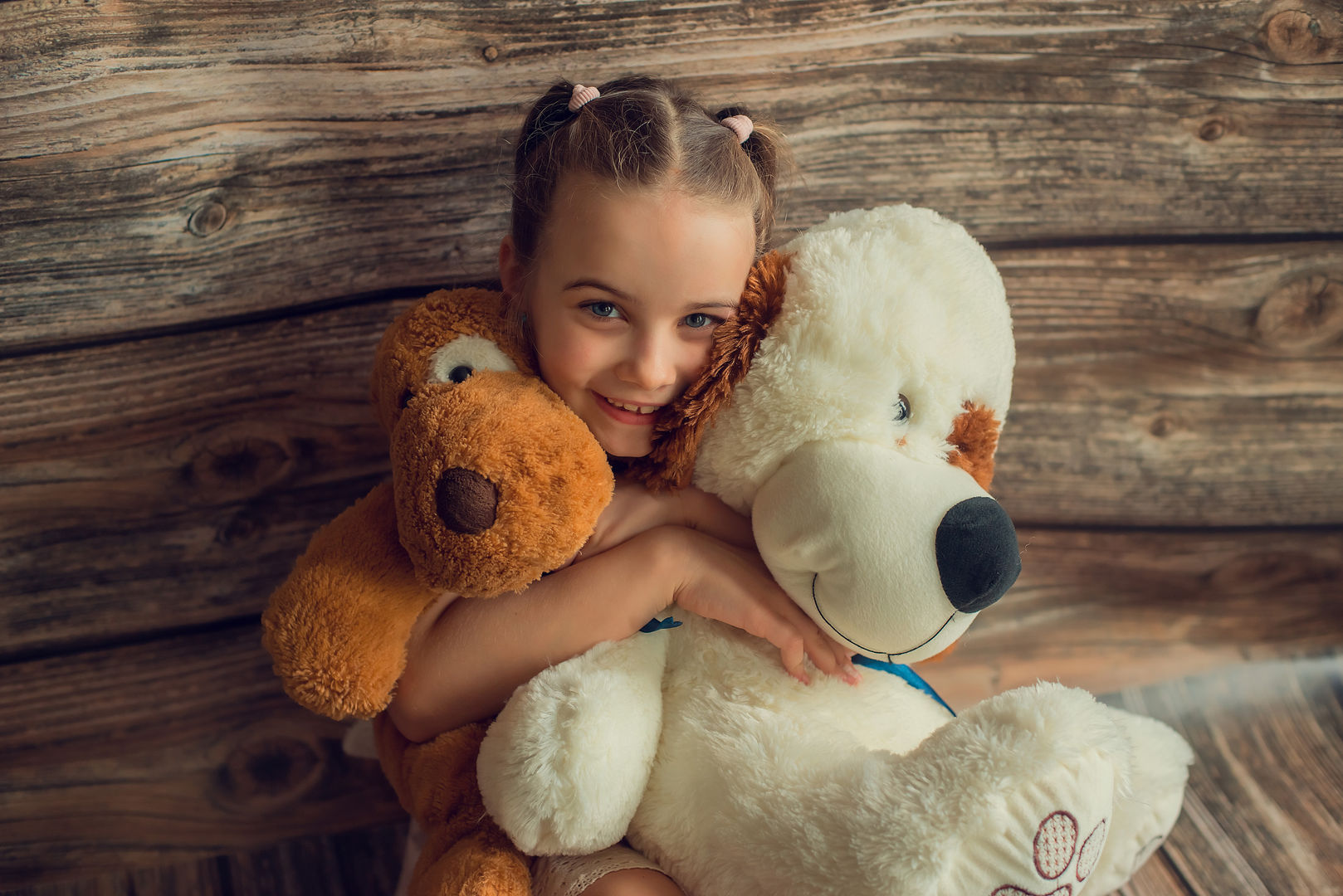 Loving family portrait