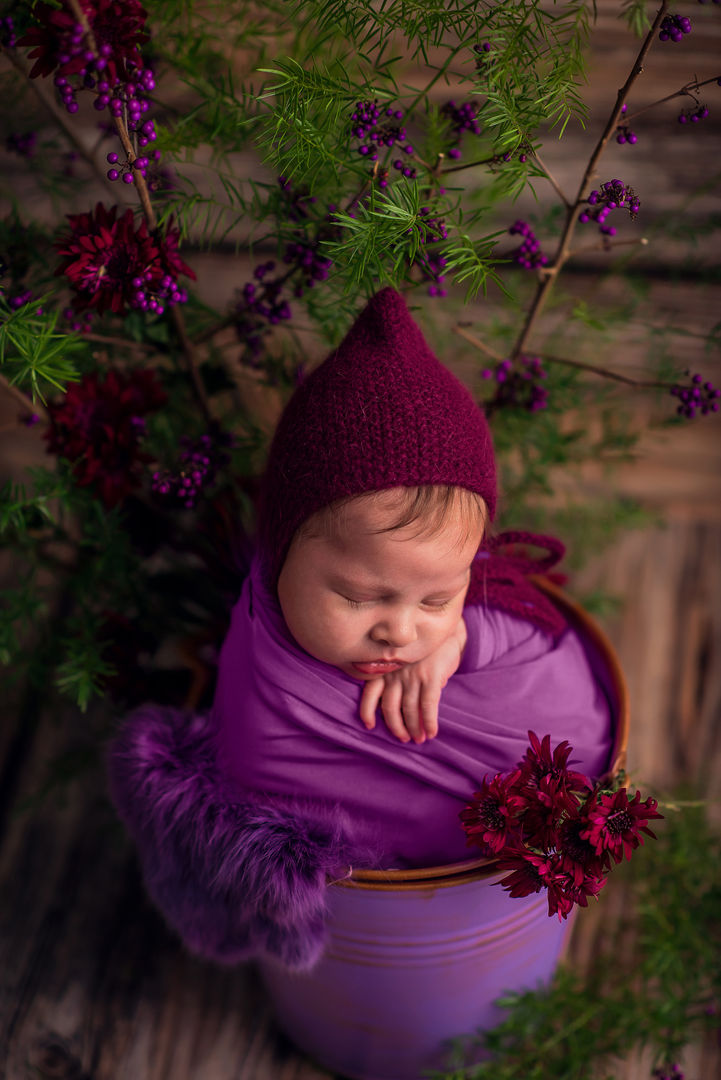 Classic newborn portrait - Los Angeles newborn photographer