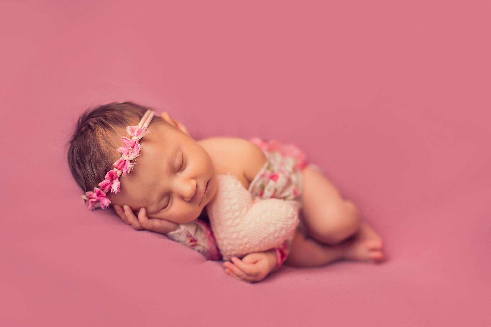 Classic newborn portrait - fine art photography Los Angeles