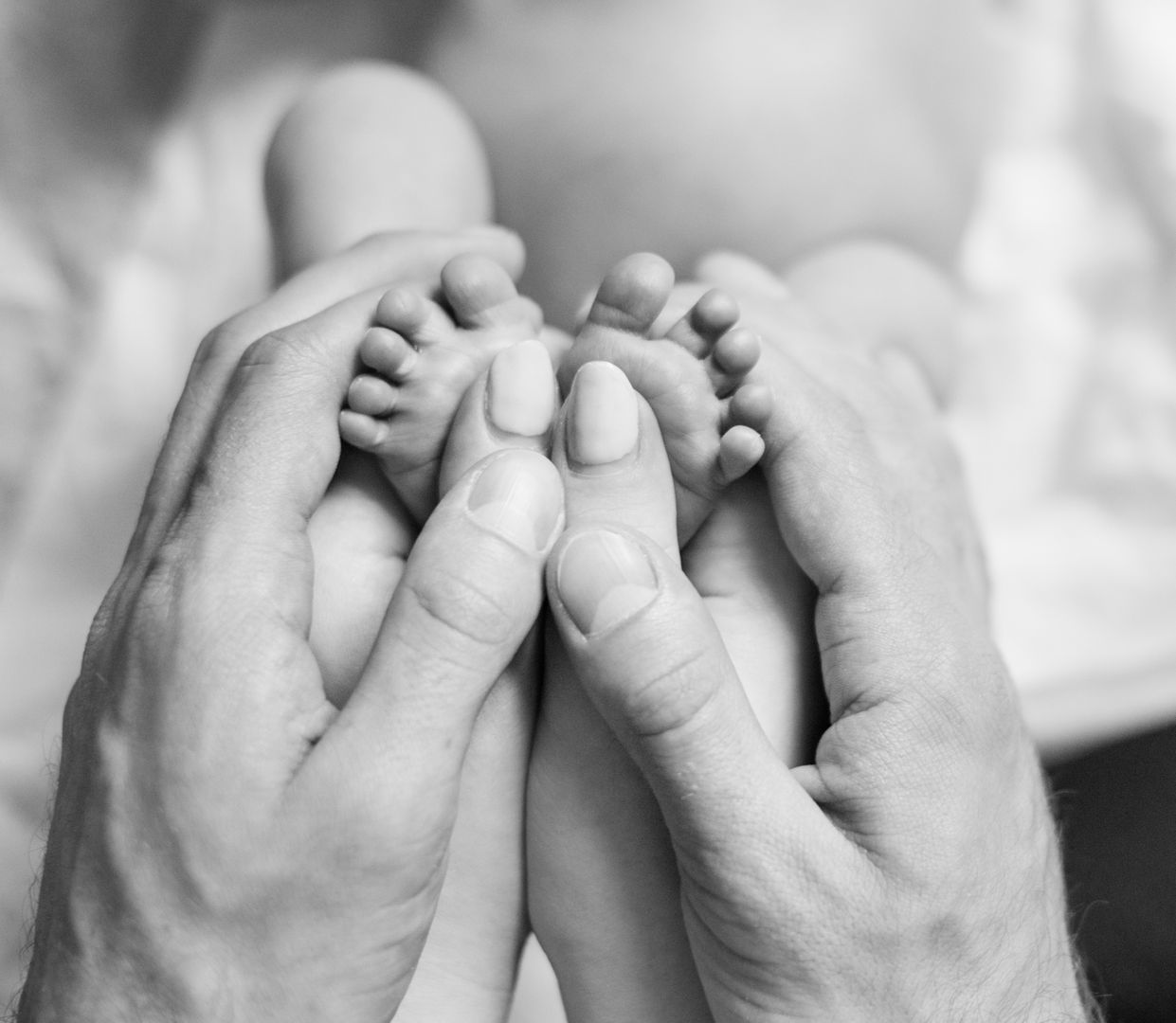 Newborn lifestyle portrait with emotional depth