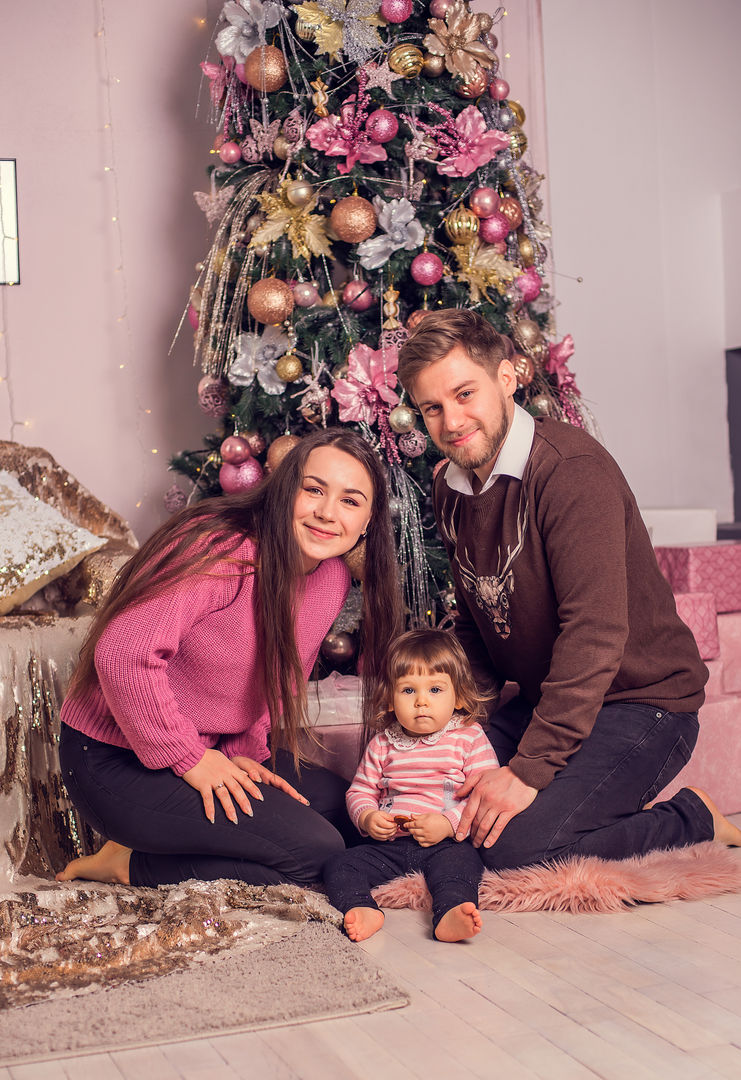 Holiday celebration portrait