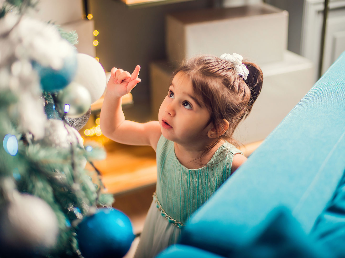 Seasonal celebration moment