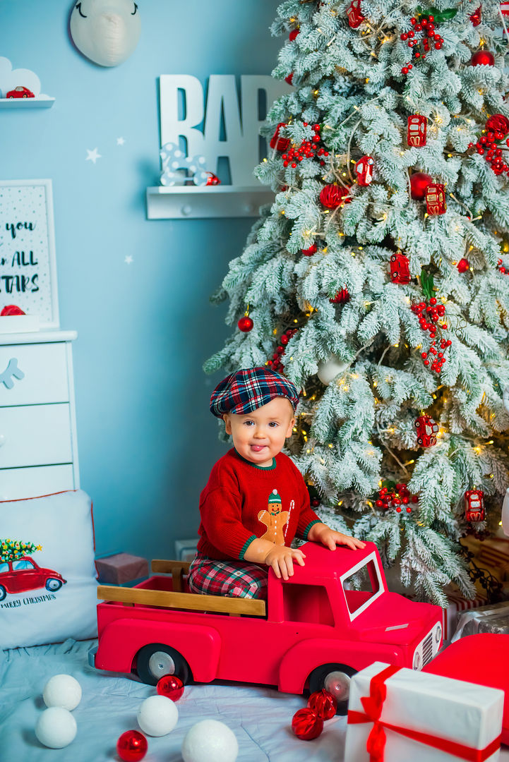 Festive seasonal portrait