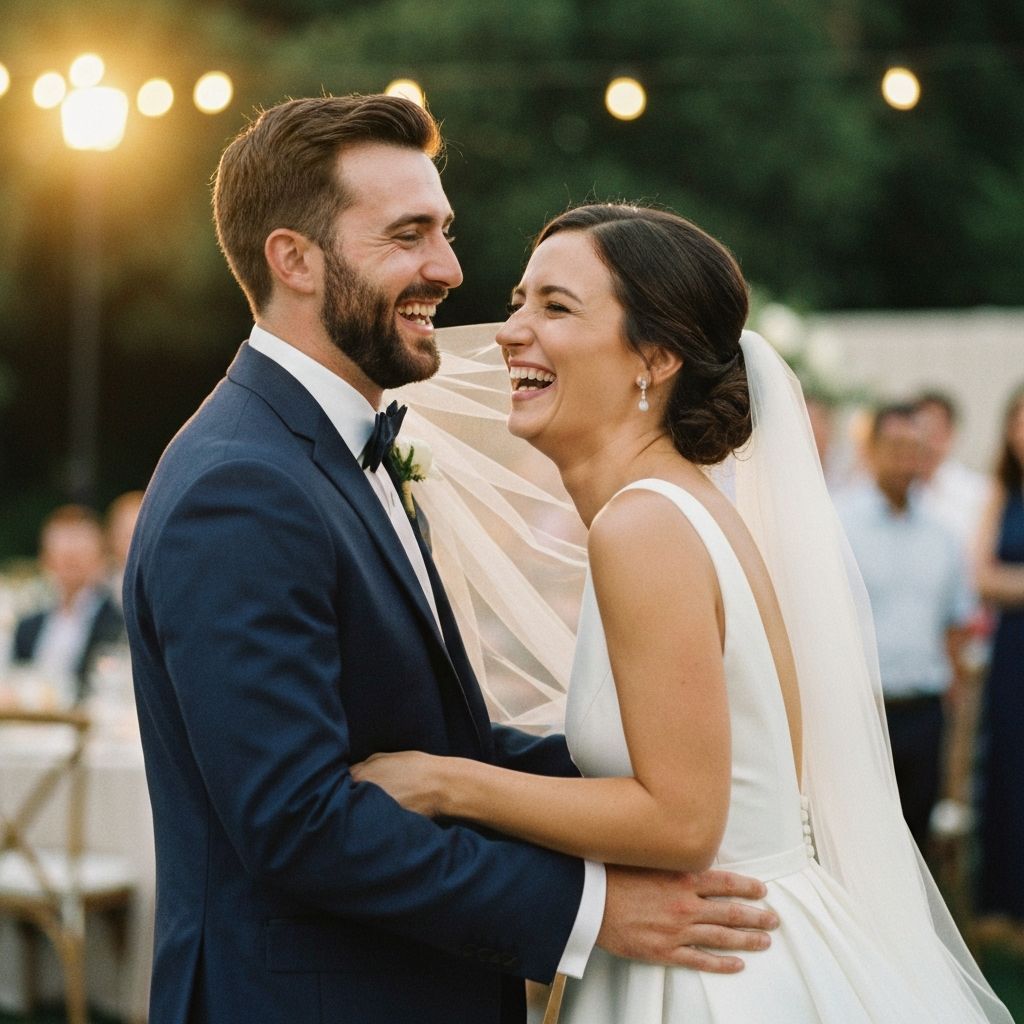 Wedding photography - first kiss