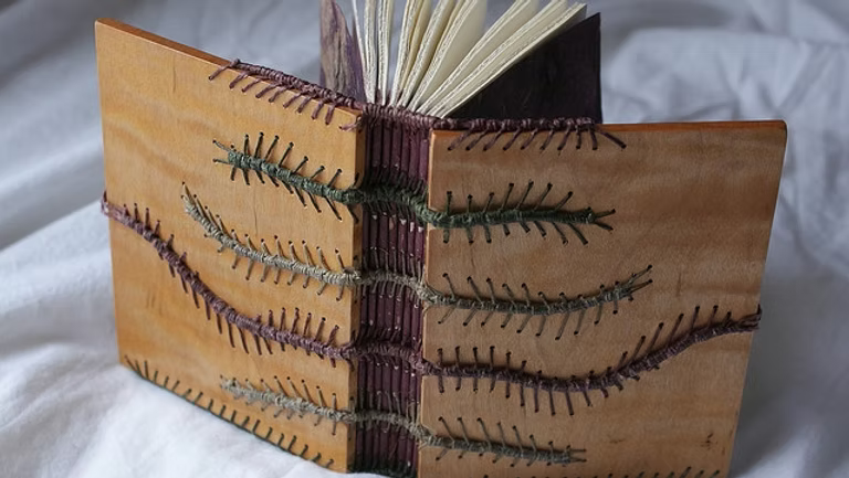 Caterpillar Books on Wood