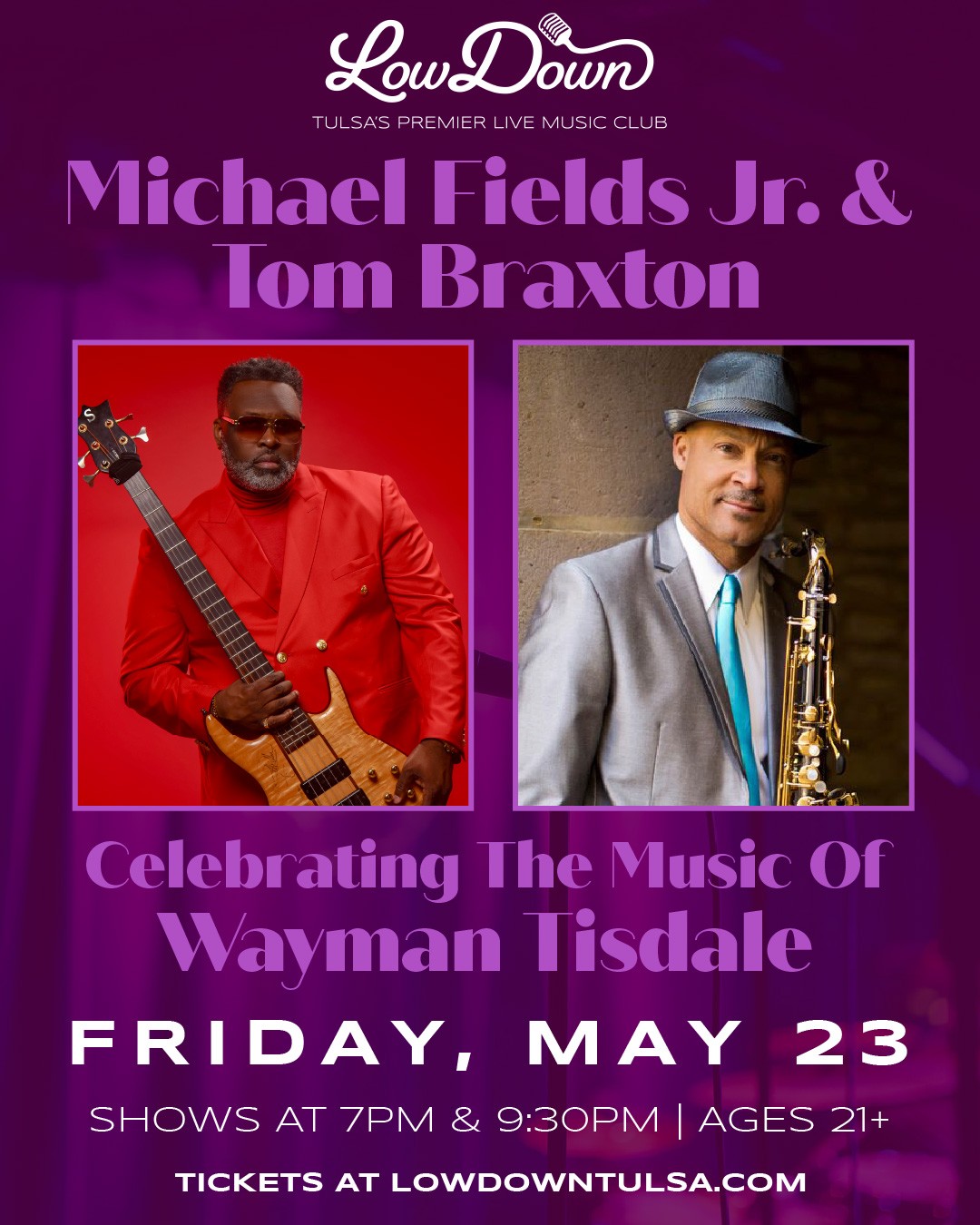 Michael Fields Jr. & Tom Braxton Celebrating The Music Of ...