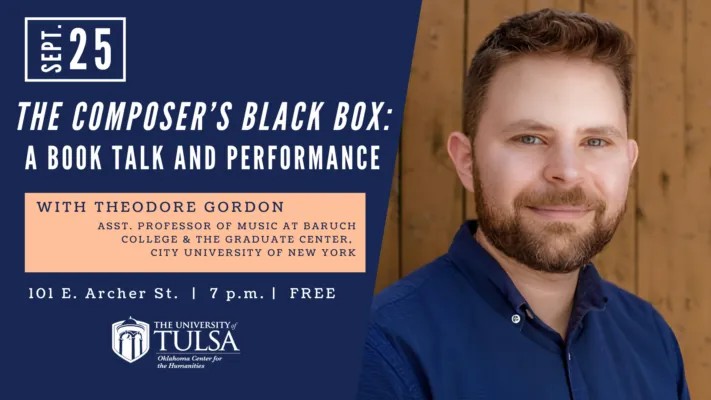The Composer's Black Box: A Book Talk and Performance by Theodore Gordon